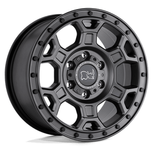 Black Rhino MIDHILL Matte Gunmetal W/ Black Bolts 16x8 +38 6x130mm 84.1mm - Wheelwiz