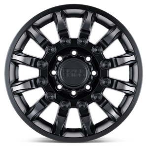 Black Rhino MISSION Matte Black W/ Machined Tint 18x9 +6 8x165.1mm 122.4mm - Wheelwiz