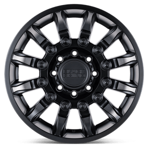 Black Rhino MISSION Matte Black W/ Machined Tint 20x11.5 -44 8x180mm 125.1mm - Wheelwiz