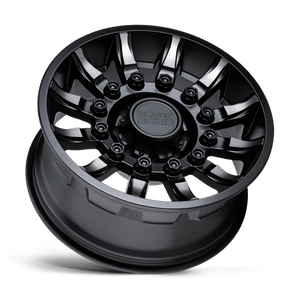 Black Rhino MISSION Matte Black W/ Machined Tint 17x8.5 0 5x127mm 71.5mm - Wheelwiz