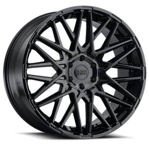 Black Rhino MOROCCO Gloss Black 18x8.5 +30 5x127mm 71.5mm - WheelWiz