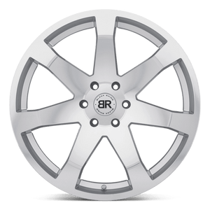 Black Rhino MOZAMBIQUE Silver W/ Mirror Cut Face 24x10 +25 6x139.7mm 112.1mm - WheelWiz