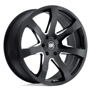 Black Rhino MOZAMBIQUE Gloss Black & Milled 24x10 +30 5x150mm 110.1mm - WheelWiz
