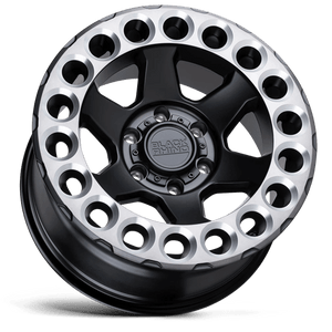 Black Rhino ODESSA Matte Black W/ Machined Tint 17x9.5 -18 5x127mm 71.5mm - Wheelwiz