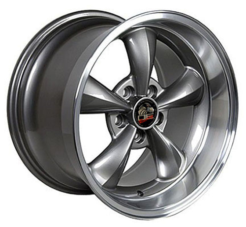 OE Wheels Replica FR01 Anthracite with Machined Lip 17x10.5 +27 5x114.3mm 70.6mm