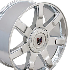 OE Wheels Replica CA80 Chrome 24x10.0 +31 6x139.7mm 78.1mm
