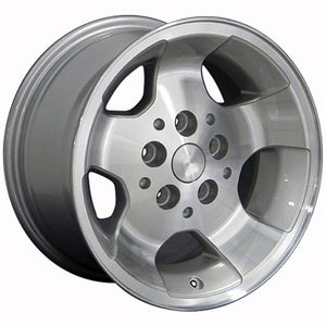 OE Wheels Replica JP08 Silver Machined 15x8.0 +25.4 5x114.3mm 71.5mm