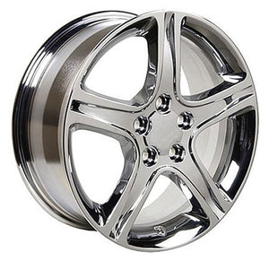 OE Wheels Replica LX01 Chrome 17x7.0 +50 5x114.3mm 60.1mm - Wheelwiz