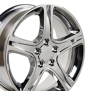 OE Wheels Replica LX01 Chrome 17x7.0 +50 5x114.3mm 60.1mm - Wheelwiz