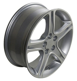 OE Wheels Replica LX01 Silver Machined 17x7.0 +50 5x114.3mm 60.1mm - Wheelwiz