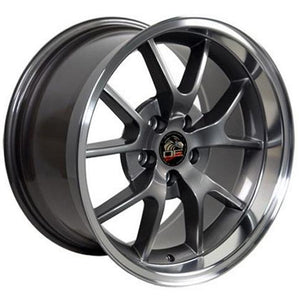 OE Wheels Replica FR05 Anthracite with Machined Lip 18x10.0 +22 5x114.3mm 70.6mm - Wheelwiz