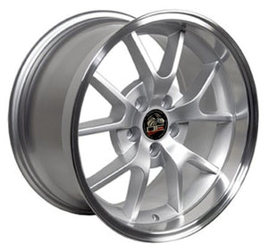 OE Wheels Replica FR05 Silver with Machined Lip 18x10.0 +22 5x114.3mm 70.6mm - Wheelwiz
