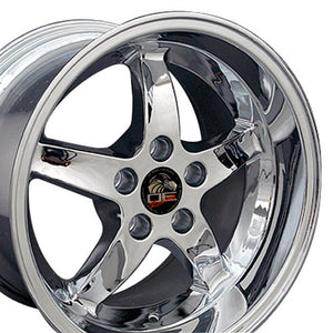 OE Wheels Replica FR04 Chrome 17x10.5 +27 5x114.3mm 70.6mm