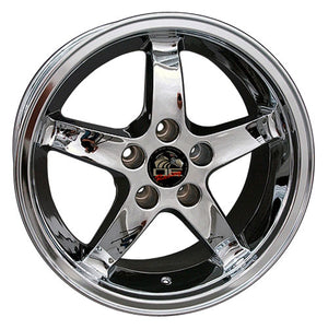 OE Wheels Replica FR04 Chrome 17x9.0 +24 5x114.3mm 70.6mm - Wheelwiz