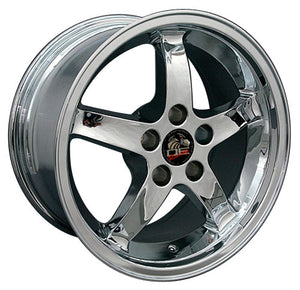 OE Wheels Replica FR04 Chrome 17x9.0 +24 5x114.3mm 70.6mm - Wheelwiz