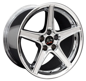 OE Wheels Replica FR06B Chrome 18x9.0 +24 5x114.3mm 70.6mm - Wheelwiz
