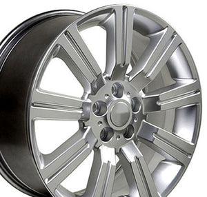 OE Wheels Replica LR01 Hyper Silver 22x10.0 +50 5x120mm 72.6mm