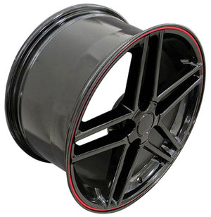 OE Wheels Replica CV07A Gloss Black 18x10.5 +56 5x120.65mm 70.3mm - Wheelwiz