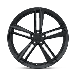 OHM LIGHTNING Gloss Black 22x11 +30 5x120mm 64.2mm - Wheelwiz