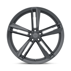 OHM LIGHTNING Gloss Gunmetal 21x9 +25 5x120mm 64.2mm - Wheelwiz