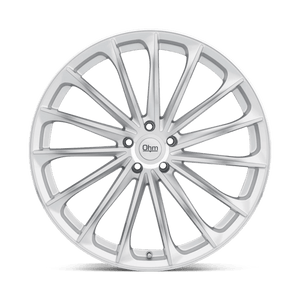 OHM PROTON Silver W/ Mirror Face 22x10.5 +40 5x120mm 64.2mm - Wheelwiz