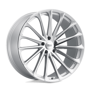 OHM PROTON Silver W/ Mirror Face 20x10 +35 5x120mm 64.2mm - Wheelwiz