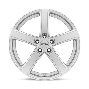 Petrol P2A Silver W/ Machined Cut Face 17x8 +40 5x112mm 72.1mm - Wheelwiz
