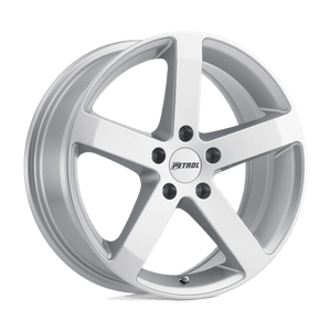 Petrol P3B Gloss Silver 17x7 +38 5x112mm 72.1mm - Wheelwiz