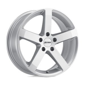 Petrol P3B Gloss Silver 16x7 +38 5x100mm 72.1mm - Wheelwiz