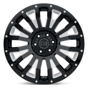 Black Rhino PINATUBO Gloss Black W/ Milled Inside Window 20x9.5 -18 8x170mm 125.1mm - WheelWiz