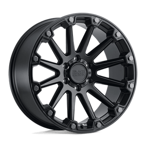 Black Rhino PINNACLE Semi Gloss Black W/ Gunmetal Bolts 18x9 -18 5x127mm 71.5mm - WheelWiz