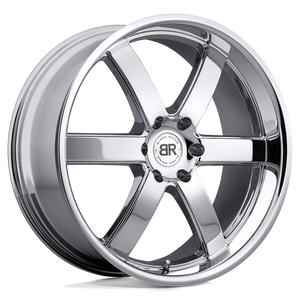 Black Rhino PONDORA Chrome 24x10 +25 6x139.7mm 112.1mm - WheelWiz