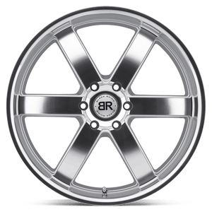 Black Rhino PONDORA Silver W/ Machine Face & Lip 20x8.5 +45 6x139.7mm 112.1mm - WheelWiz