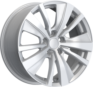 YKW Replica MF1 Silver 17x7.5 +35 5x114.3mm 66.1mm - Wheelwiz