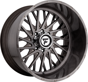 Fittipaldi FA08MBDT Gloss Black w/ Machined Face and Dark Tint 22x12 -44 8x180mm 124.3mm