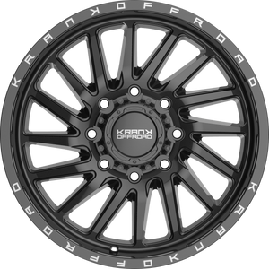 Krank Coil Gloss Black 20x9 +18 8x165.1mm 125.1mm - Wheelwiz