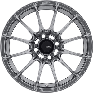 Konig Dial In Matte Grey 15x9 +35 4x100mm 73.1mm - Wheelwiz