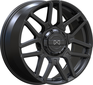 Wildland Cyclone Matte Black 20x8.5 +15 6x135|6x139.7mm 106.1mm - Wheelwiz