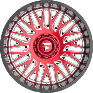 Fittipaldi FA07MBRM Gloss Black w/ Red Tint Machined Face and Milled Windows 22x12 -44 8x170mm 125.2mm - Wheelwiz