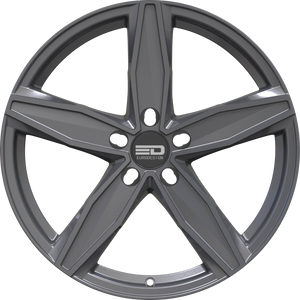 Euro Design Berlin Gloss Gunmetal 16x7 +42 5x114.3mm 67.1mm - Wheelwiz