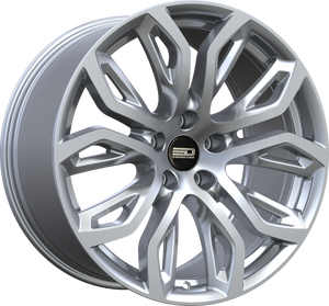Euro Design Tillman Hyper Silver 20x10 +40 5x120mm 74.1mm - WheelWiz
