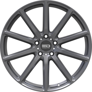 Euro Design Legend Gloss Gunmetal 17x7.5 +42 5x112mm 57.1mm - Wheelwiz