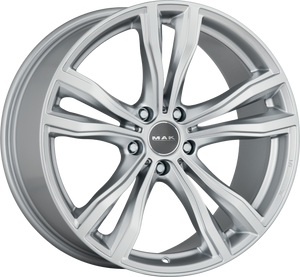 MAK X-Mode Silver 21x11.5 +38 5x112mm 66.6mm - Wheelwiz
