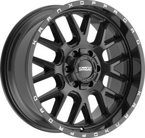 Krank Fuse Gloss Black 20x10 -18 6x135|6x139.7mm 108mm - Wheelwiz