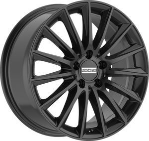 Fondmetal Aidon Gloss Black 18x8 +48 5x112mm 66.5mm - Wheelwiz