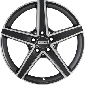 Fondmetal Ioke Matte Black Machined 18x8 +48 5x112mm 66.5mm - Wheelwiz