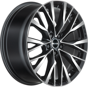 MAK Kent Black Mirror 22x9 +43 5x108mm 63.4mm - Wheelwiz