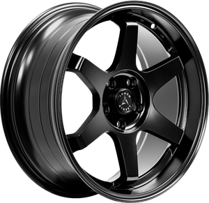 Armed Wheels Veteran Full Satin Black 17x8 +28 5x100mm 74.1mm - Wheelwiz