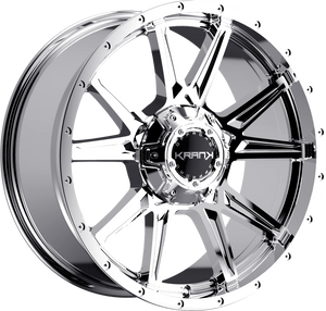 Krank Cylinder Chrome 20x9 +18 8x170mm 125.1mm - Wheelwiz