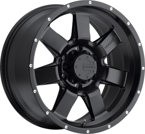 Mamba M14 Matte Black 17x9 -12 6x139.7mm 106.1mm - Wheelwiz